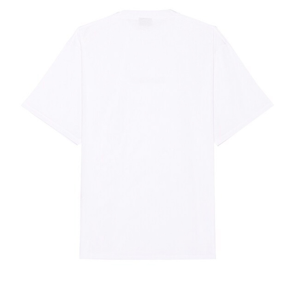 Balenciaga perforated white Logo oversize t shirt Large - Picture 4 of 4
